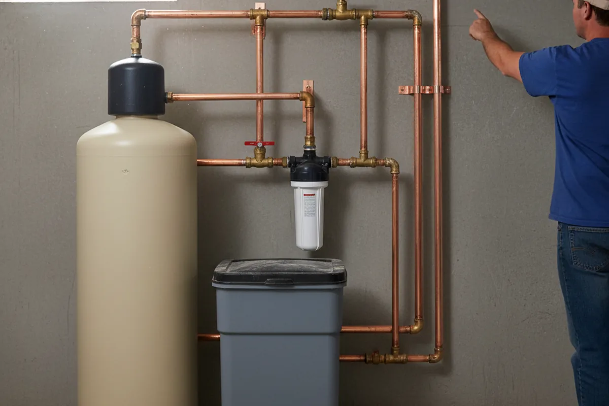 Whole-house water treatment system installed in Potwin